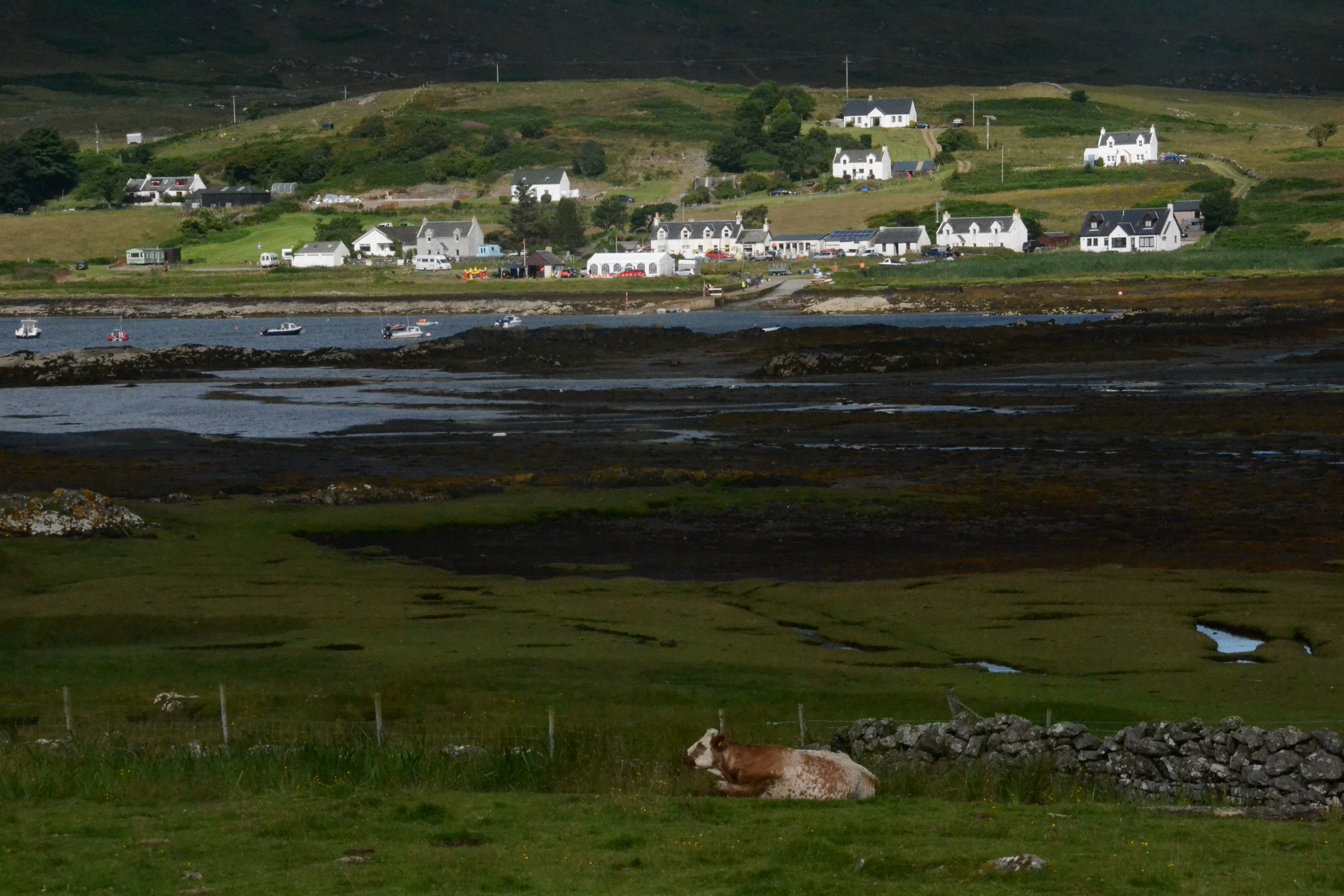 Kilchoan from our wild campsite